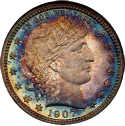 Toned Barber Coins Buyers